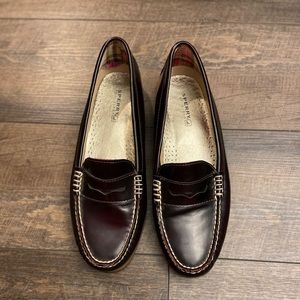 Sperry Top-sider Women’s brown leather loafers